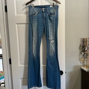 Rag and bone flair cut jeans